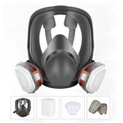 Full Face Respirator Gas Mask, 6800 Reusable Respirator Mask with Filters 6001 \u0026 2097, Anti-fog, Dust-proof Organic Vapor Gas Mask for Painting, Welding, Sanding, Polishing, Dust, Woodworking